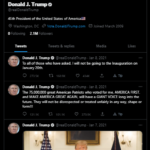 Donald J Trump Twitter Account is Active Again