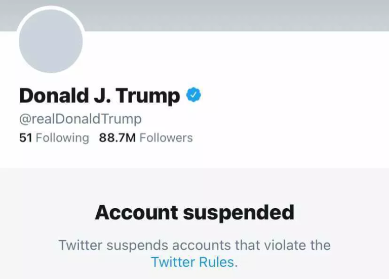 Donald Trump Twitter Suspension